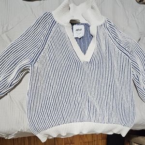 Aerie v neck oversized sweater